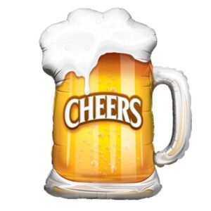 Globo forma vaso de cerveza 14"