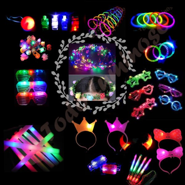 **Combo cotillon luminoso 120-160 personas + regalo