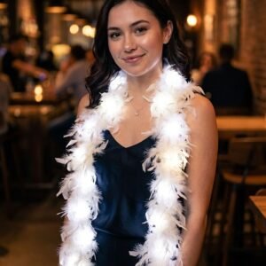 Boas plumas premium luminosa