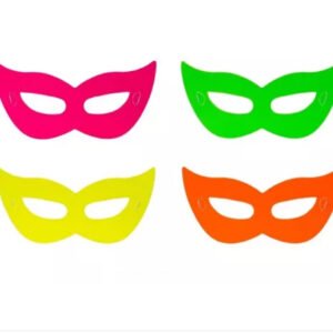 Promo 12 antifaces fluo cartón