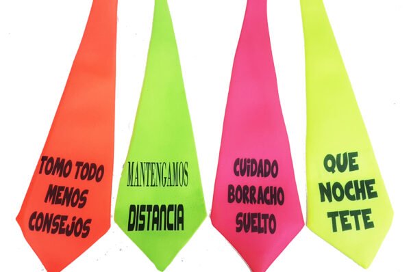 Corbaton fluo frase unicolor - Imagen 3