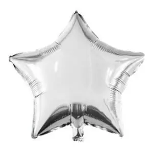 Globo metalizado Estrella lisa 40 cm