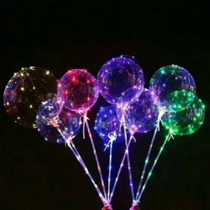 Globo luminoso burbuja 24″ c/varilla 65 cm SIN INFLAR