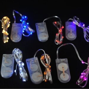 Guirnalda luminosa alambre luz fija 3 m