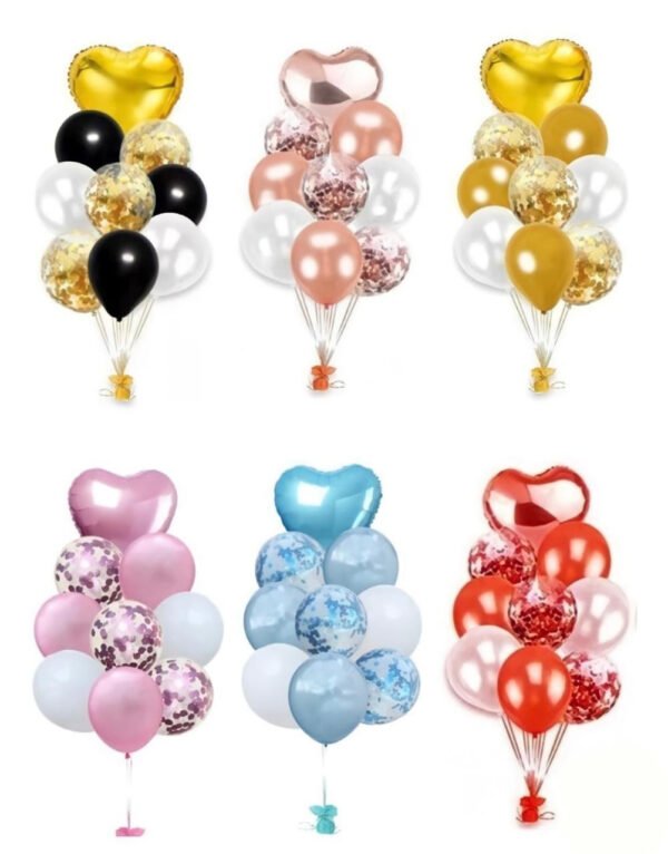 Set globos 9 piezas - Imagen 2