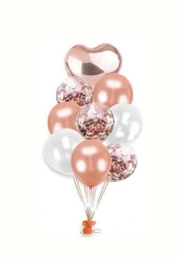 Set globos 9 piezas