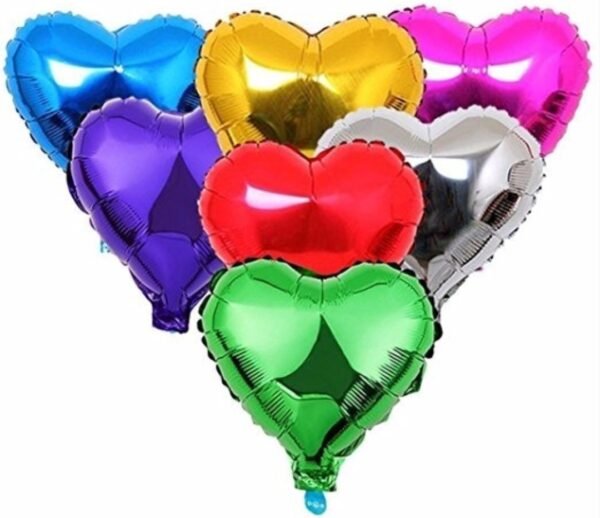 Globos corazon liso 20 cm