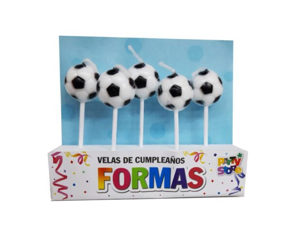 Velitas pelotas futbol x 5