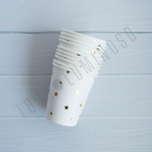 Vasos polipapel estrellas (pack x 10)