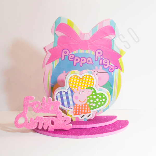 Adorno para torta Peppa Pig