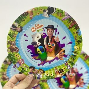 Platos polipapel granja de zenon (pack x 10)