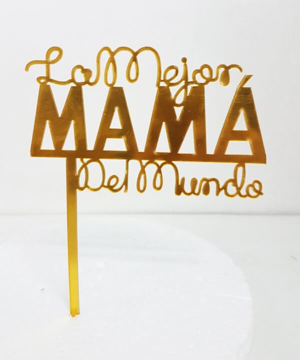 Topper Mama 10 cm - Imagen 4