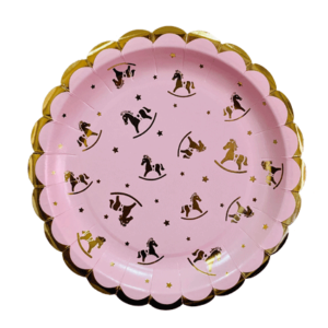 Platos Baby Shower caballito (pack x 10)