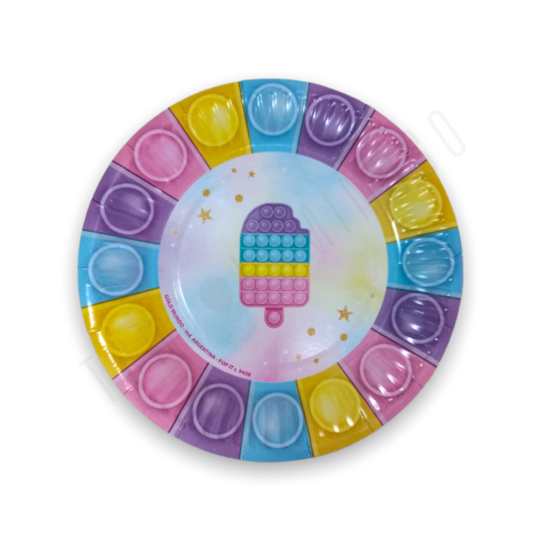 Platos Pop It (pack x 8)