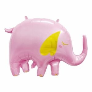 Globo elefante gold rosa