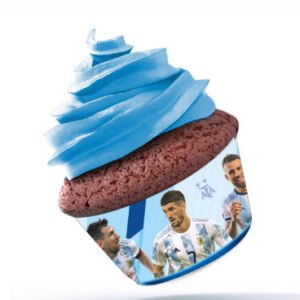Pirotines cupcakes Argentina Mundial (pack x 25)