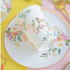 Vasos "Best day ever" (pack x 10)
