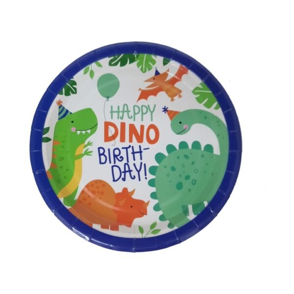Platos dinosaurios Happy Dino (pack x 10)