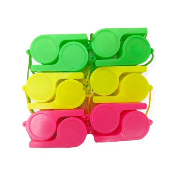 Promo 12 silbatos fluo