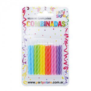 Velitas combinadas (pack x 12)