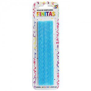 Velitas finitas celeste (pack x 24)