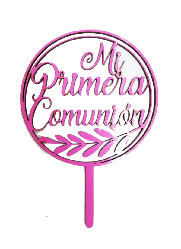 Topper mdf Mi primera comunión