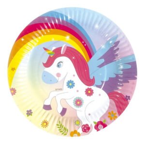 Platos Unicornio sweet (pack x 6)