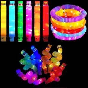 Tubo pop flexible luminoso (pack x 6)