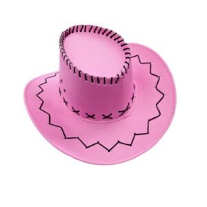 Sombrero cowboy rosa