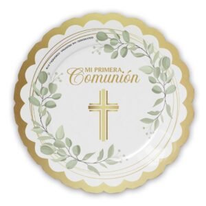 Platos polipapel comunion (pack X 10)