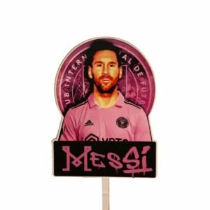 Topper para torta Messi Inter Miami