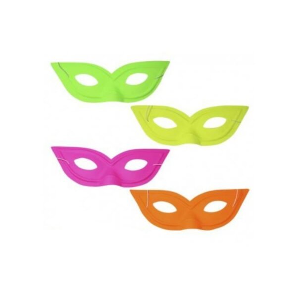 Promo 12 antifaces fluo plastico
