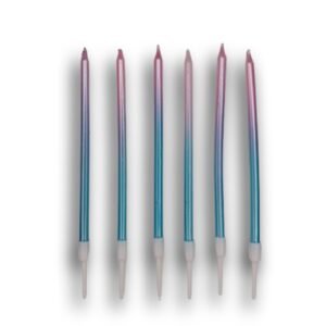 Velitas metalizadas degrade (pack x 6)
