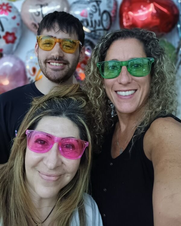 Lente simil Ray Ban acrilico - Imagen 3