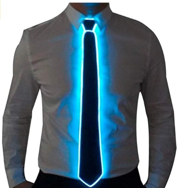 Corbata neon luminosa
