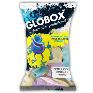 Globos latex pastel 5″ (pack x 50) - Globox