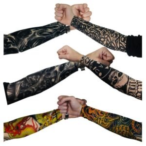 Promo 12 pares de mangas de tatuajes surtidas