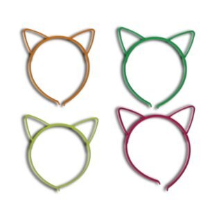 Vincha gatito fluo