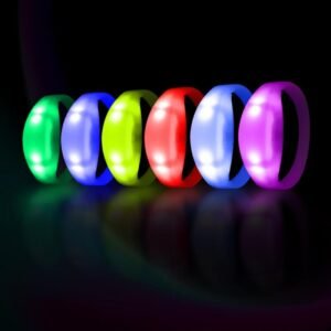 Pulsera silicona luminosa
