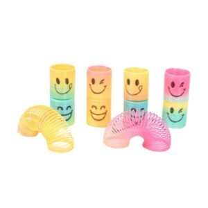 Mini resorte fluo smile (pack x 12)