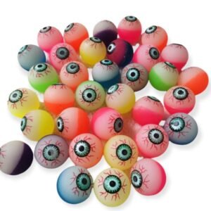 Pelotas saltarinas ojos 2,7 cm  (pack x 10)