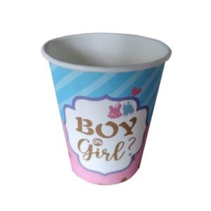 Vasos revelación de sexo (pack x 25)