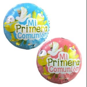 Globo metalizado "Mi Primera Comunion"