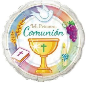 Globo metalizado Comunión