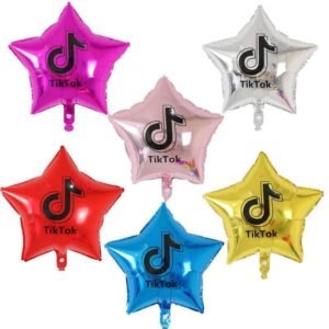 Globos estrella Tik Tok