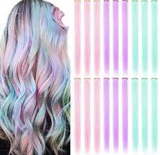 Promo 12 extensiones de pelo pastel
