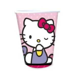 Vasos polipapel Hello Kitty (pack x 8)