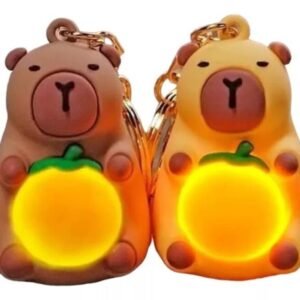 Llavero capibara luminoso