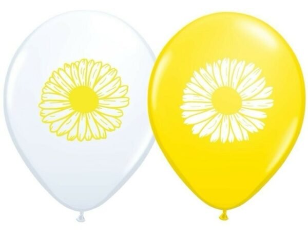 Globos latex margarita (pack x 5)