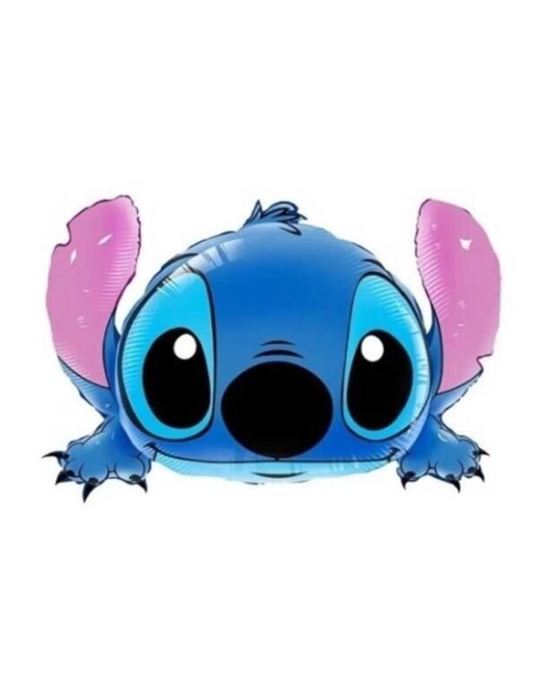 Globo silueta Stitch cara 20"